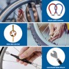 HUTHUHNHN 9 Piece Spoke Wrench Bicycle Tools, Spoke Tensioner Bicycle