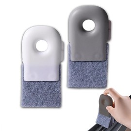 HSYTEK 2 Stück Fensterrahmen Reiniger, Fenster Putzen, Reinigungsbürste, Kann in Nischen, Spalten, Ecken von Türen und Fenstern verwendet Werden, Multifunktionale Fugenbürste für den Hausgebrauch