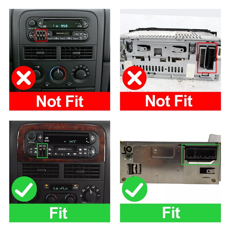2+32G Android 13 Double Din Car Stereo for Jeep Grand