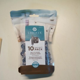 Liberty 10pk Of Liberty Self Closing Overlay Hinges - Matte Black - H0103BL-FB-SP