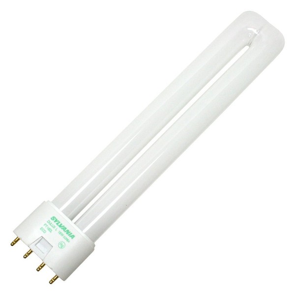 (Case of 10) Sylvania 20587 - FT18DL/830/ECO - 18 Watt CFL Light Bulb - Compact Fluorescent - 4 Pin 2G11 Base - 3000K