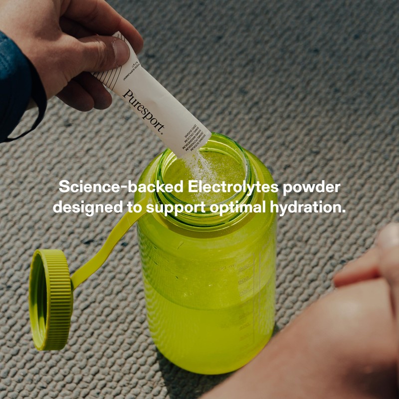 Puresport Ultra Electrolytes (Citrus Salt/15 Sachets) | Science-Backed Electrolytes Powder