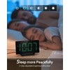 GOLOZA Digital Alarm Clock for Bedrooms, Digital Clock with Customizable
