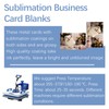100 Pcs Sublimation Business Card Blanks Metal Bulk Aluminum Double