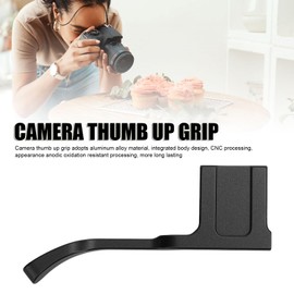 Metal Thumb Grip for GFX 50R, Hot Shoe Thumb Rest for Stable and Secure Grip in the Hand (Black)