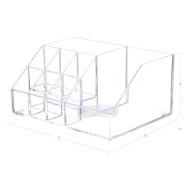 Miniso Organizador Para Cosméticos Multigrid Chico Plástico Color Transparente