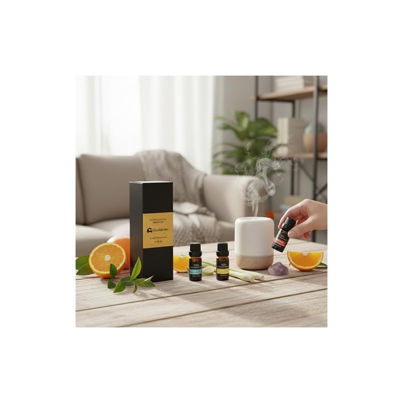Bluelander Set de 6 Aceites Aromáticos para Difusor, Set de