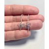 Dragonfly Dangling Earrings - 925 Sterling Silver