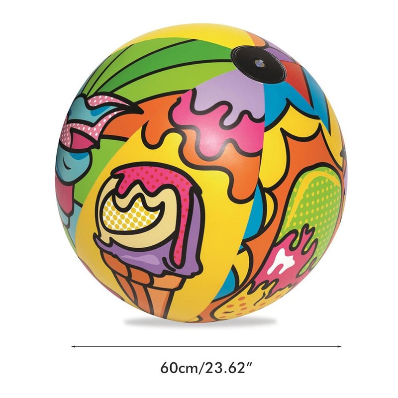 Swimming Pool Ball Colorful Graffiti Inflatable Large Beach Ball Beach
