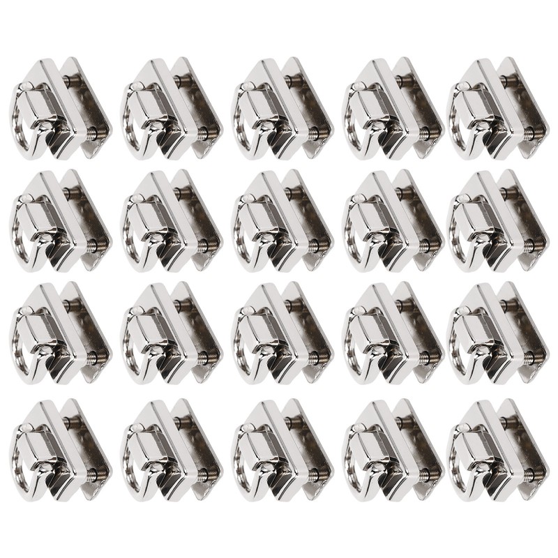 20Pcs D Ring Rivets 360 Rotatable Studs with Screw for