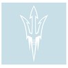 Arizona State Sun Devils Decal (WHT PITCHFORK DECAL (3",4",6",12",18"), 4
