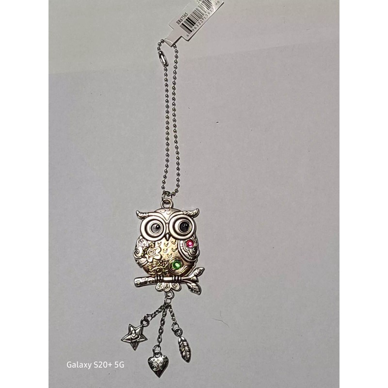 Ganz Glimmer Car Charm -Owl