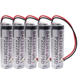 5 PCS for Omron R88A-BAT01G Battery 3.6V 2000mAh for PLC Backup Battery ER6V
