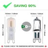 Sriomny G9 LED Bulb 2W Equivalent to 20、25W Halogen lamp