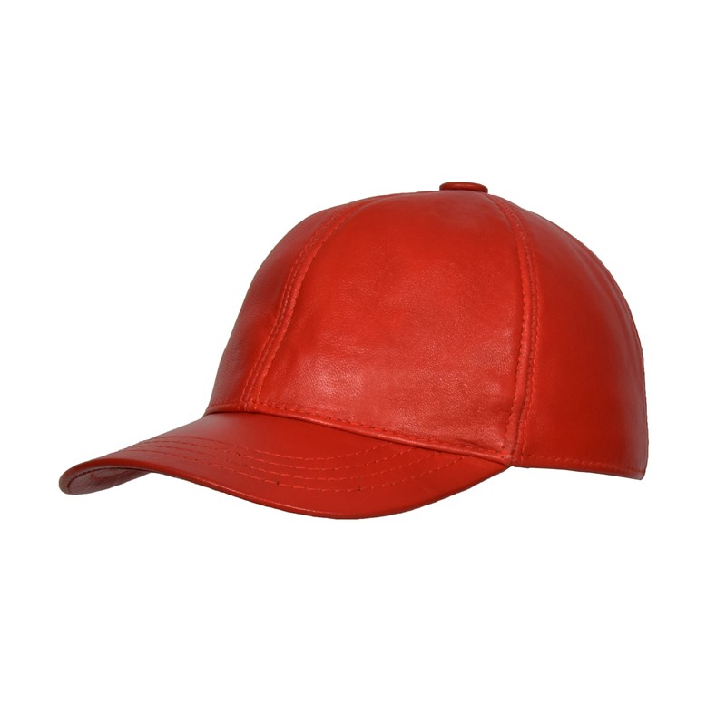 House Of Leather Men's Baseball Cap One Size, red
