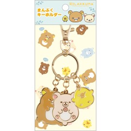 San-x Rilakkuma AB23901 Rilakkuma & Korilakkuma & Kiiroitori Keychain [Everyone] Rilakkuma & Korilakkuma & Kiiroitori Size (H x W x D): 4.7 x 3.1 x 0.3 inches (12 x 8 x 0.8 cm)