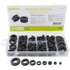 SeKi Rubber grommet assortment, 180 pieces, 8 different dimensions, electrical
