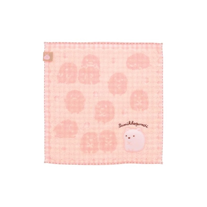 Marushin 6575032900 Mini Towel, Sumikko Gurashi, White Bear, Plump Shirokuma