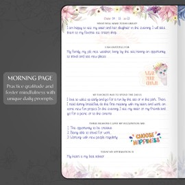 Legend Gratitude Journal – Daily Journal for Positivity & Happiness – Grateful Notebook to Write In – Thankful Affirmation Journal (Black)