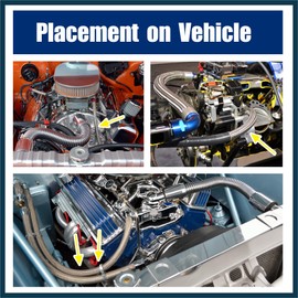 TUCKBOLD AN4 1 Meter Braided PTFE Stainless Steel Car Oil Fuel Gas Line Hose Automotive Parts