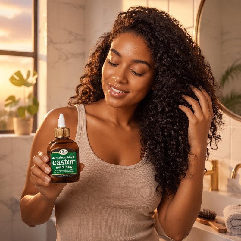 Difeel Superior Growth Jamaican Black Castor Premium Hair Oil 2.5