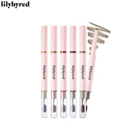 LILYBYRED Hard Flat Brow Pencil 0.17g, Color:02 Medium Brown