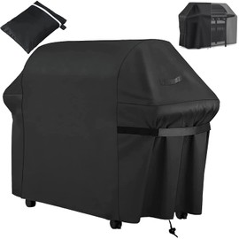 Cubierta para Parrilla, MCSWKEY Cubierta Resistente al Agua para Parrilla de 210D Oxford Tela, Cubierta Parrilla Asador Protector Exterior Funda Barbacoa (66" x 46" x 24"), Antirayos UV, Polvo, Viento