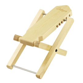 Ortega Guitars OWFS-1NT Ortega Guitars Sturdy Footstool in Headstock Design Made of Solid Maple with Satin Protective Varnish, Natural