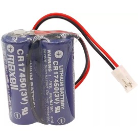 CR17450-2WK27 / D80UB016170 3V 2*CR17450 Battery Pack for Mazak 2CR17450 Battery