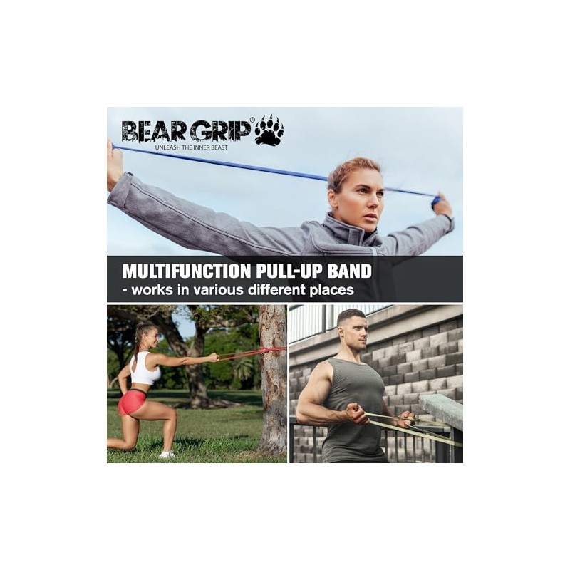 BEAR GRIP - Pull Up Assist Bands | Heavy Duty