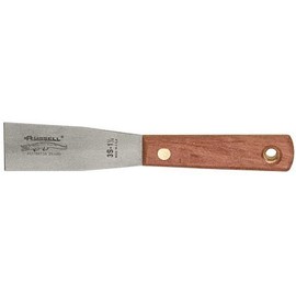 CRL Russell 1-1/4 in Stiff Blade Putty Knife - Carbon Steel