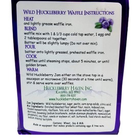 Wild Huckleberry Waffle Mix