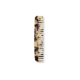 MACHETE No. 3 Comb Wide Tooth Comb Handmade Styling Comb - Hair Styling, Fine Dressing Comb and Detangling Comb for Women and Men (Blonde Tortoise)