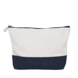 Generic Jute Canvas Pouch, Multipurpose Travel Pouch, Cosmetics, Pencils/Pens, Storage (Black)