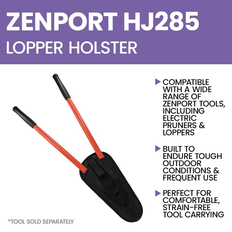 Zenport HJ285 Heavy Duty Vine Lopper Holster , Black