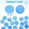 M METERXITY 20-Pack Round Capiz Sea Shells, 1 Inch(25mm) Natural