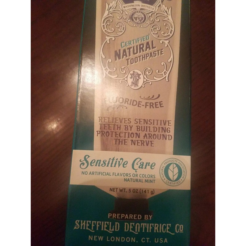 Dr. Sheffield's Fluoride Free Toothpaste