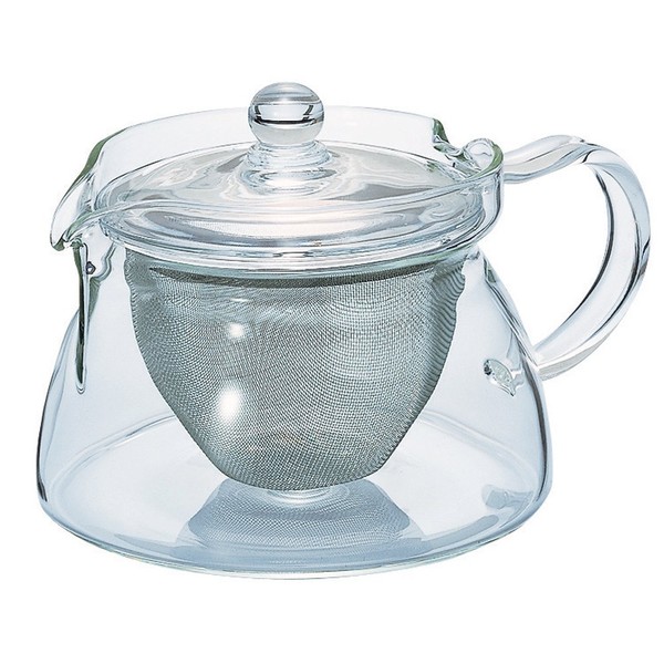 HARIO CHJKN-45 Tea Tea, Teapot, Square, 15.2 fl oz (450 ml)