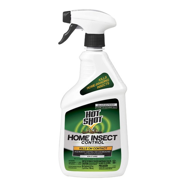 Hot Shot Home Insect Control 24 Ounces, Ready-To-Use Formula, Kills Home-Invading Insects, Pack of 6