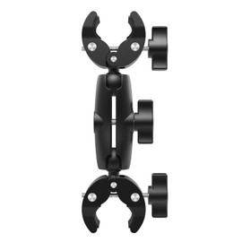 Pagezol Camera Clamp Mount Camera Bracket Clamp with Double Ball Head Double Mount Clamp 360° Rotate Action Camera Mount Versatile Clamp for Gopro Light Stand Umbrella Tripod Reflector Bike Handlebar