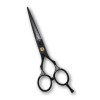 BUYBARBER.COM Professional Japanese Black Hair Cutting Shears | Tribal Series | 6 Inch | 440C