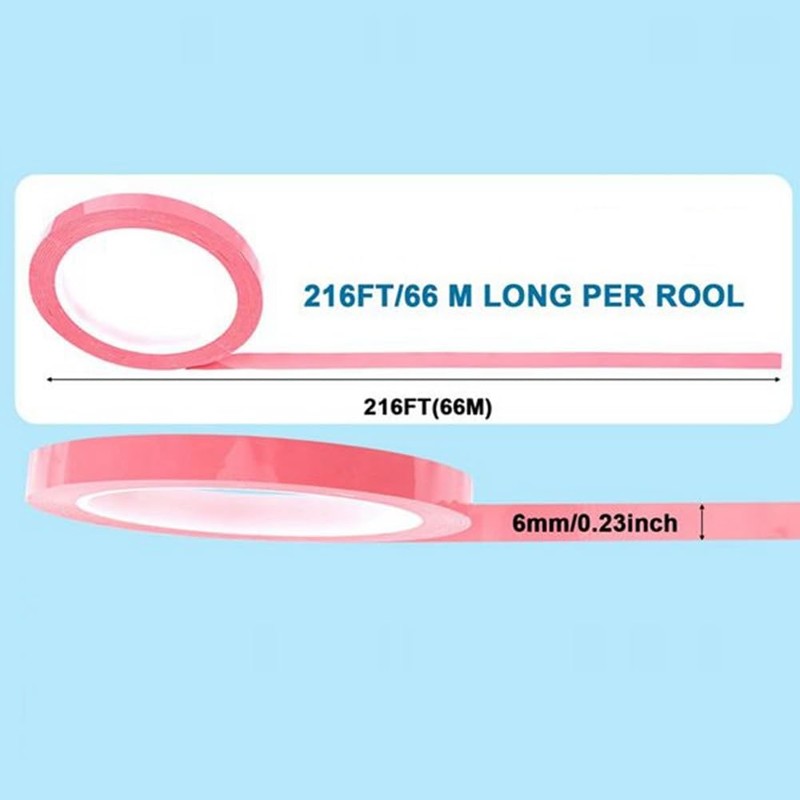 Tape Instruments Identification Tape 1/4Inch Width 216Ft Length 10 Colors