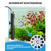 LAOYE Aquarium Heater 60L Aquarium Heating Rod 50W Temperature Adjustable