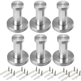 Quikaboo Wall Hook, Wall Hanger, Bag Hook, Wall Hanger, Stylish, Stainless Steel, Wall Hanging, Hat Hanger, Wall Hanging Hook, Set of 6