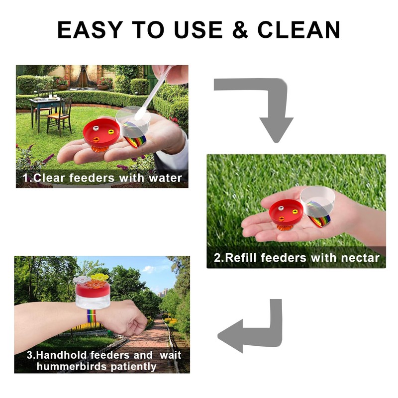 Handheld Hummingbird Ring (Wrist Strap Model), Outdoor Mini Hummingbird Handheld