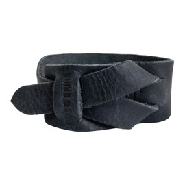 Hide & Drink, Bracelet, Rustic Wristband, Adjustable Strap, Stylish Cuff, Full Grain Leather, Handmade, Charcoal Black