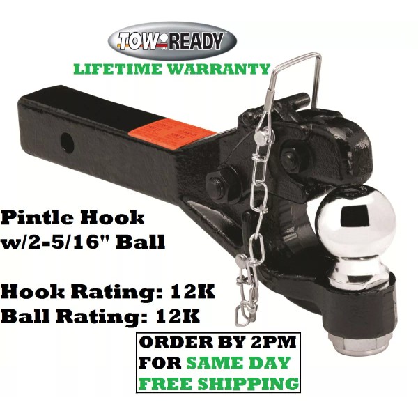 Draw-Tite TOW READY PINTLE HOOK COMBO 12000 lbs W/ 2-5/16"