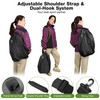 Zurligi Vacuum Bag for Travel with Pump, 40L Vacuum Compression