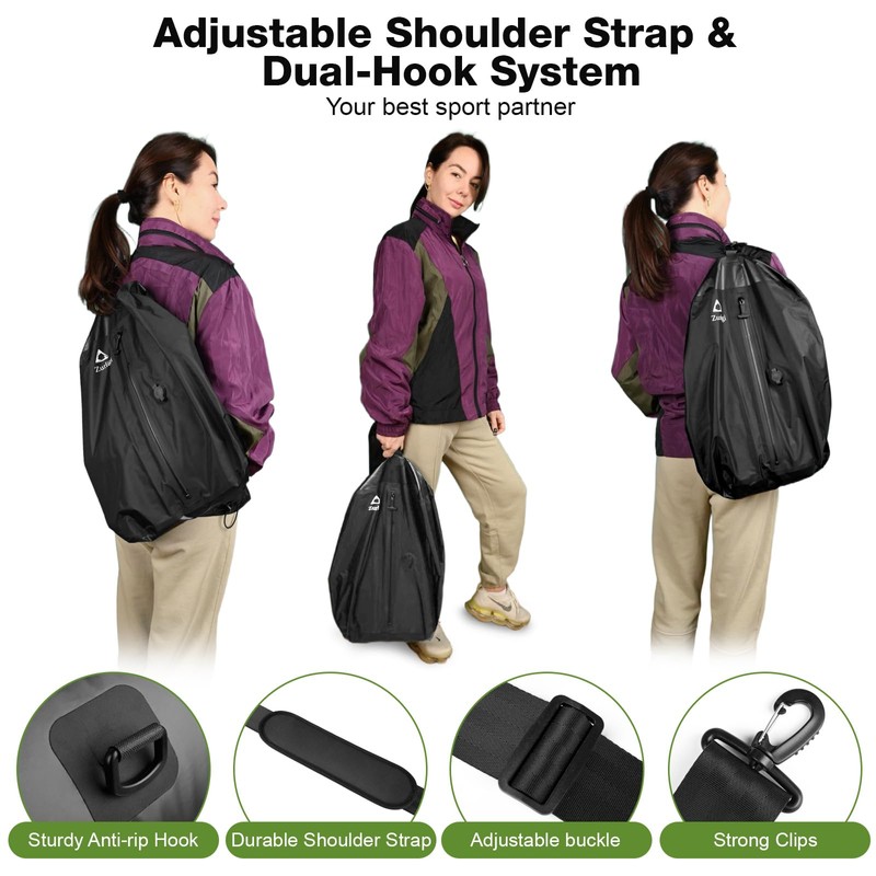 Zurligi Vacuum Bag for Travel with Pump, 40L Vacuum Compression