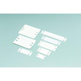 TRUSCO Marker Plate Height 0.6 inches (15.2 mm) x Width 1.0 inches (26.0 mm) (Pack of 100) TMT-1
